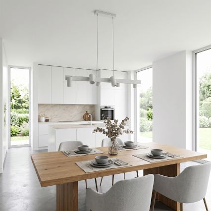 BRILAGI - Dæmpbar LED RGBW pendel med wireophæng SELE 6xGU10/6,5W/230V 2700-6500K hvid + fjernbetjening