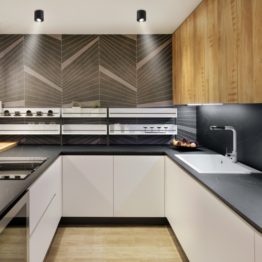 Brilagi - LED RGBW dæmpbart spot MIA 1xGU10/30W/230V 2700-6500K Wi-Fi 84x80 mm sort