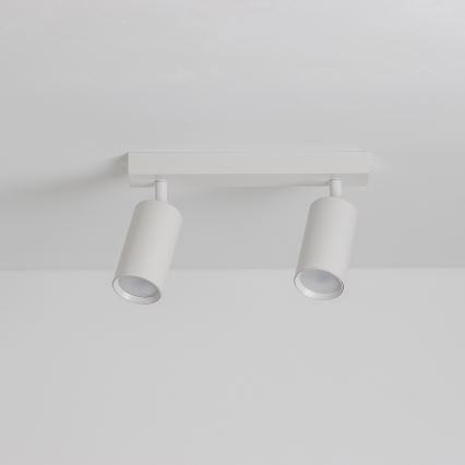Brilagi - LED RGBW Dæmpbar spotarmatur SELE 2xGU10/4,8W/230V 3000K hvid + fjernbetjening