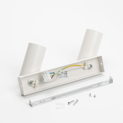 Brilagi - LED RGBW Dæmpbar spotarmatur SELE 2xGU10/4,8W/230V 3000K hvid + fjernbetjening