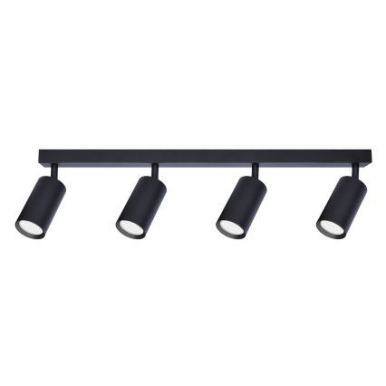 Brilagi - LED RGBW dæmpbar spot SELE 4xGU10/4,8W/230V 3000K sort + fjernbetjening