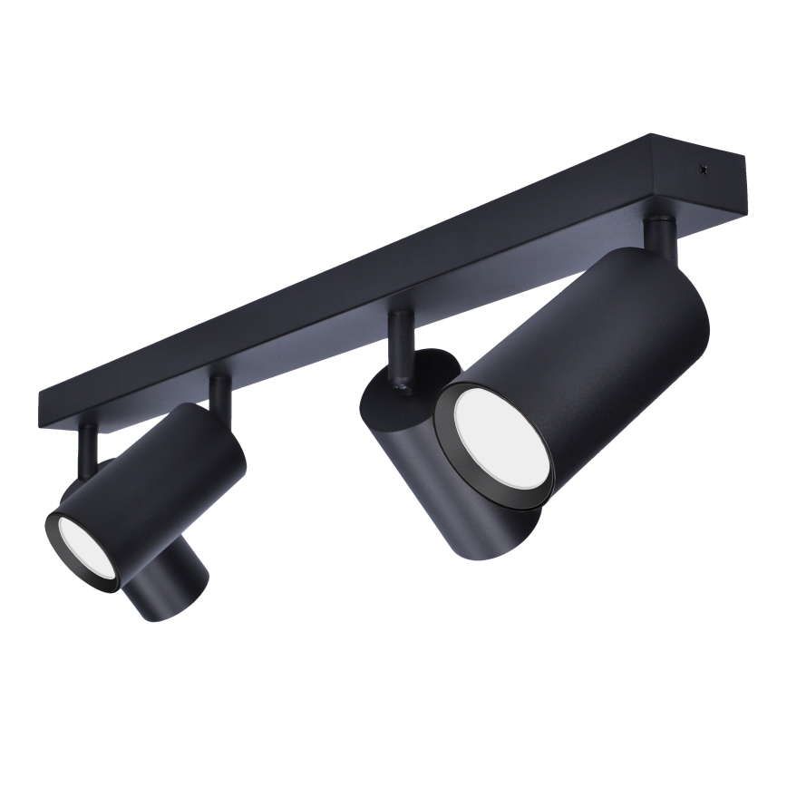 Brilagi - LED RGBW dæmpbar spot SELE 4xGU10/4,8W/230V 3000K sort + fjernbetjening