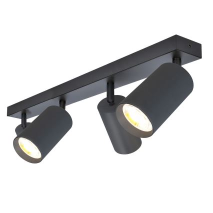 Brilagi - LED RGBW dæmpbar loftspot SELE 4xGU10/4,8W/230V 3000K antracit + fjernbetjening