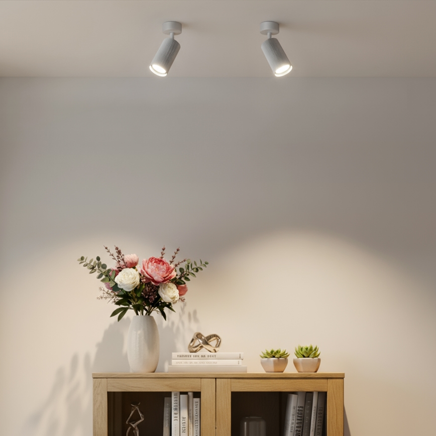 Brilagi - LED RGBW dæmpbar spotlampe SELE MODERN 1xGU10/4,8W/230V 3000K hvid + fjernbetjening