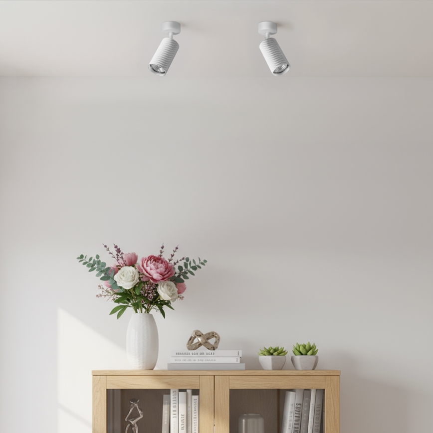 Brilagi - LED RGBW dæmpbar spotlampe SELE MODERN 1xGU10/4,8W/230V 3000K hvid + fjernbetjening