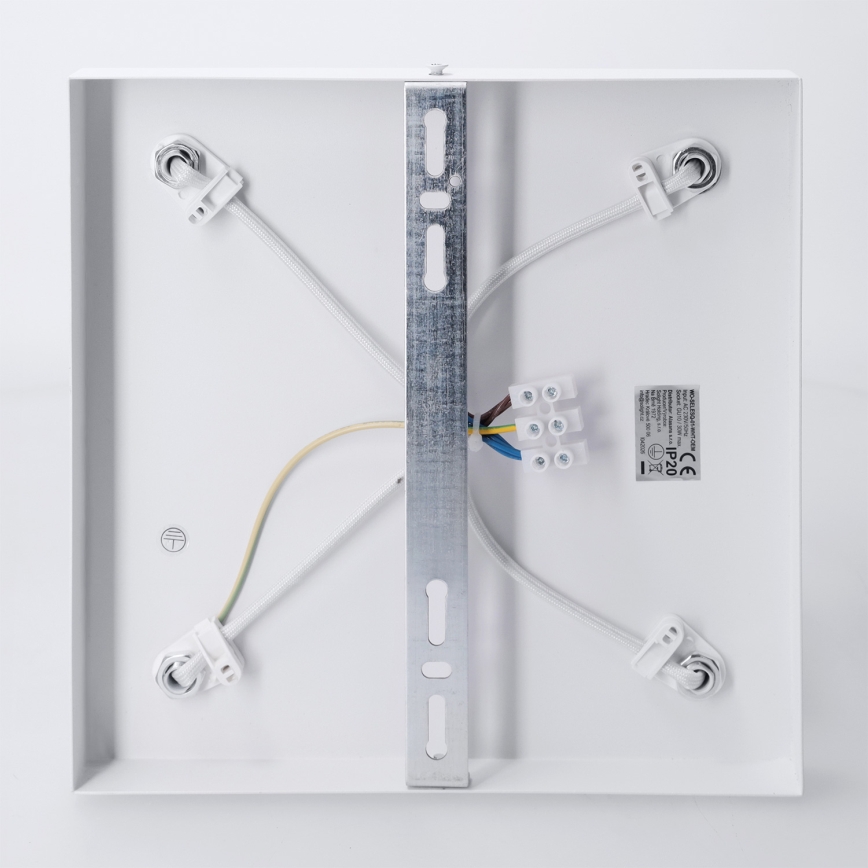 Brilagi - Dæmpbar LED RGBW spotarmatur SELE SQUARE 4xGU10/6,5W/230V 2700-6500K hvid