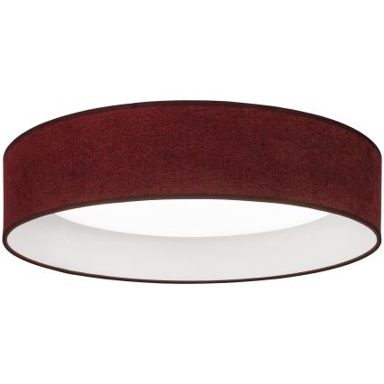 Brilagi - LED dæmpbar loftlampe VELVET SMARTIX LED/36W/230V 3000-6000K Ø 55 cm vinrød Wi-Fi Tuya Beacon + fjernbetjening