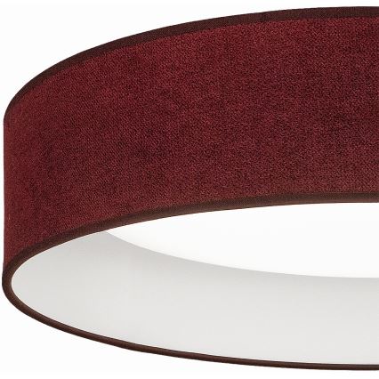 Brilagi - LED dæmpbar loftlampe VELVET SMARTIX LED/36W/230V 3000-6000K Ø 55 cm vinrød Wi-Fi Tuya Beacon + fjernbetjening
