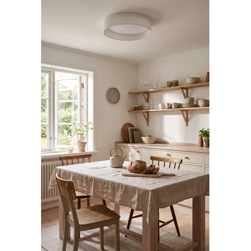 Brilagi - LED-dæmpbar loftlampe VELVET SMART VARI LED/36W/230V 3000-6500K Ø 55 cm hvid + fjernbetjening