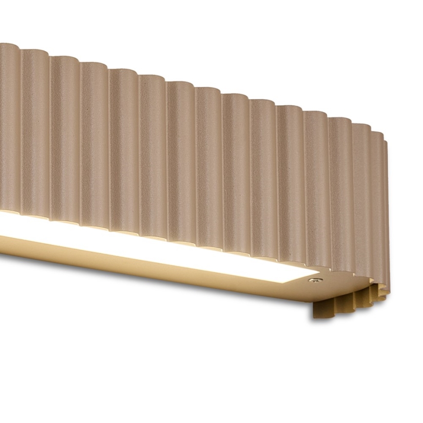 Brilagi - LED-dæmpbar væglampe FALCON MODERN LED/14W/230V 3000-6000K 40 cm beige + fjernbetjening