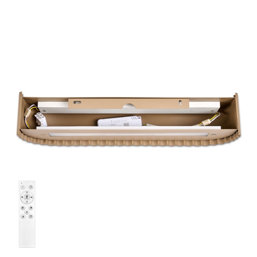 Brilagi - LED-dæmpbar væglampe FALCON MODERN LED/14W/230V 3000-6000K 40 cm beige + fjernbetjening