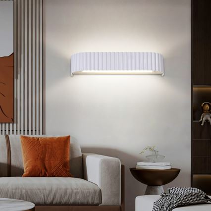 Brilagi - LED-dæmpbar væglampe FALCON MODERN LED/14W/230V 3000-6000K 40 cm hvid + fjernbetjening