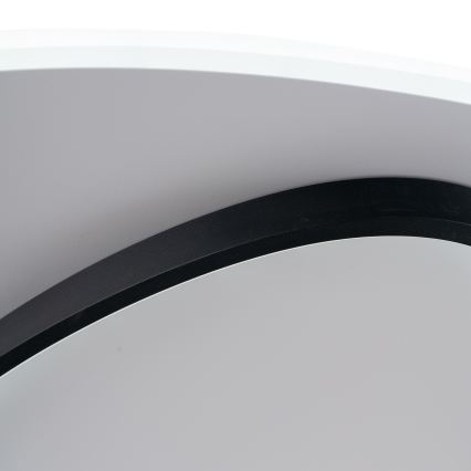 Brilagi - Dæmpbar LED-loftlampe FLARE LED/70W/230V 3000-6000K 55x55 cm hvid/sort + fjernbetjening