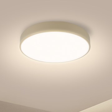 Brilagi - Dæmpbar Loftlampe POOL LED/36W/230V 3000-6000K diameter 30 cm beige + fjernbetjening