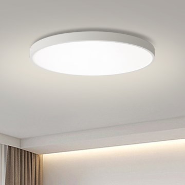 Brilagi - Dæmpbar Loftlampe POOL SMART LED/100W/230V 3000-6000K 80 cm Wi-Fi Tuya Hvid + Fjernbetjening