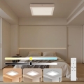Brilagi - Dæmpbar loftslampe til badeværelse FRAME SMART LED/24W/230V 30x30 cm 3000-6000K IP44 hvid + fjernbetjening