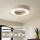 Brilagi - Dæmpbar LUMIX LED-loftlampe 48W/230V 3000–6000K beige Ø 50 cm + fjernbetjening