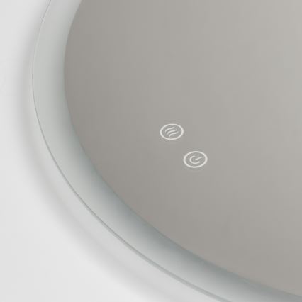 Brilagi - LED-opvarmet badeværelsesspejl CLARA PRO LED/19W/230V Ø 60 cm IP44 CRI 90 dæmpbar + CCT