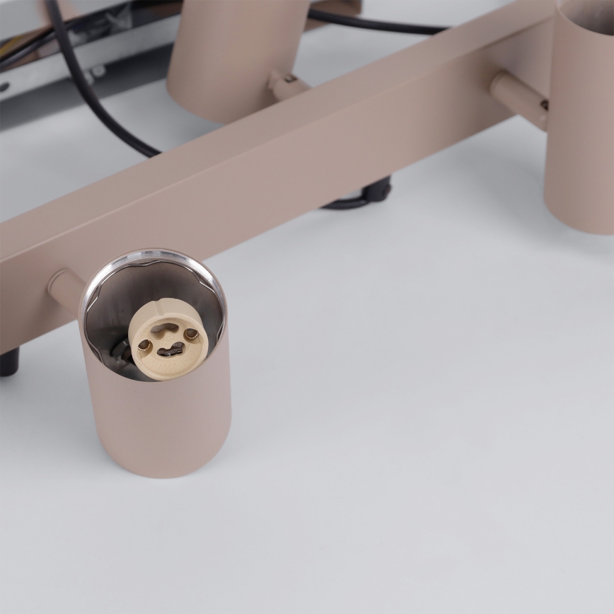 Brilagi - LED RGBW dæmpbar pendel på wire SELE 6xGU10/6,5W/230V 2700-6500K beige + fjernbetjening