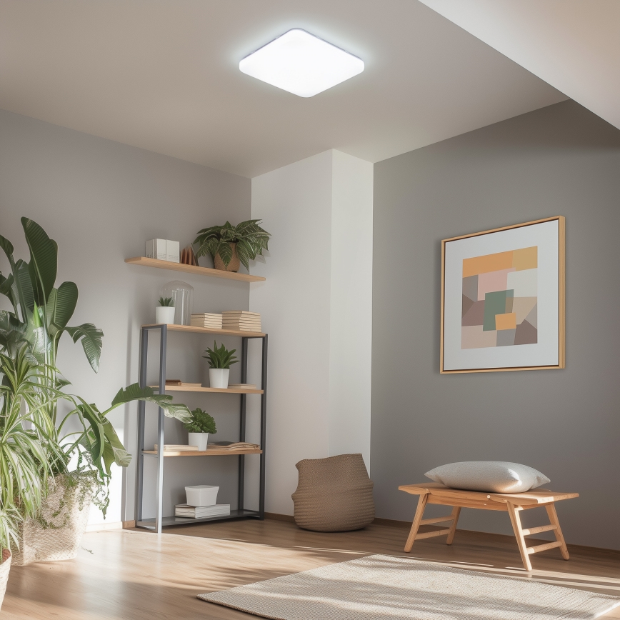 Brilagi - LED dæmpbar loftlampe SMART LED/36W/230V 53x53 cm 2700-6500K Wi-Fi Tuya + fjernbetjening