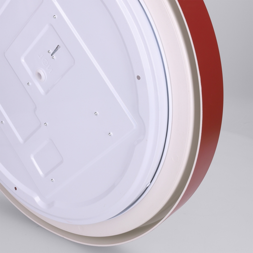 Brilagi - Dæmpbar LED-loftlampe MATTEO LED/48W/230V 3000-6500K Ø 41 cm rød + fjernbetjening