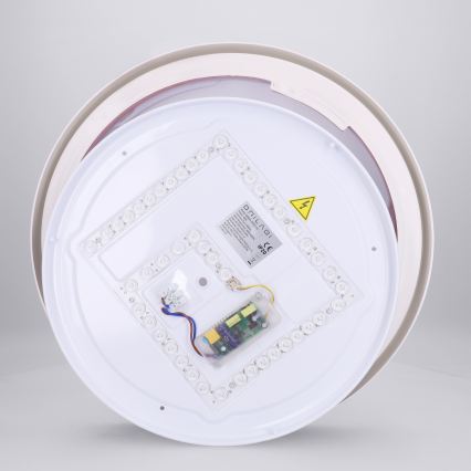 Brilagi - Dæmpbar LED-loftlampe MATTEO LED/48W/230V 3000-6500K Ø 41 cm rød + fjernbetjening