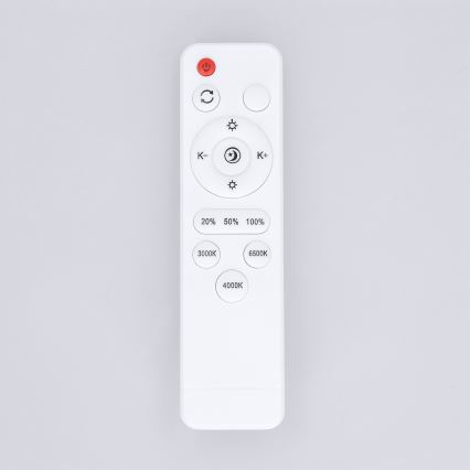 Brilagi - Dæmpbar LED-loftlampe MATTEO LED/48W/230V 3000-6500K Ø 41 cm rød + fjernbetjening