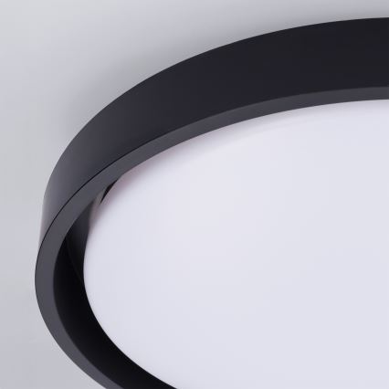 Brilagi - LED-dæmpbar loftlampe MATTEO LED/48W/230V 3000–6500K Ø 41 cm sort + fjernbetjening