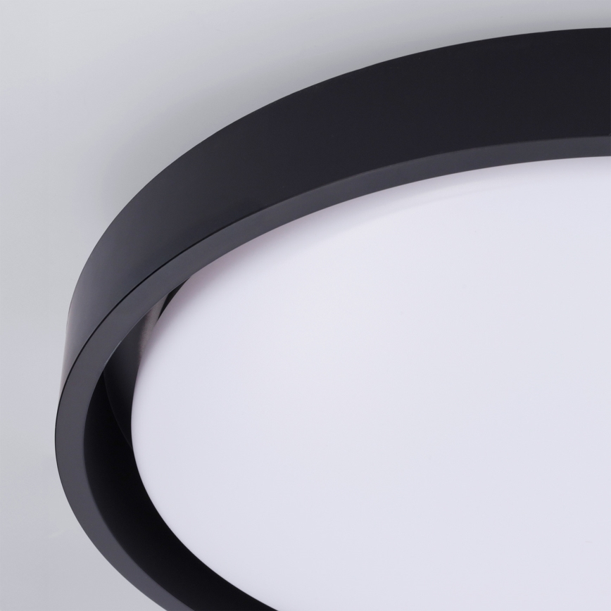 Brilagi - LED-dæmpbar loftlampe MATTEO LED/48W/230V 3000–6500K Ø 41 cm sort + fjernbetjening