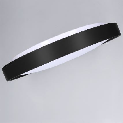 Brilagi - LED-dæmpbar loftlampe MATTEO LED/48W/230V 3000–6500K Ø 41 cm sort + fjernbetjening