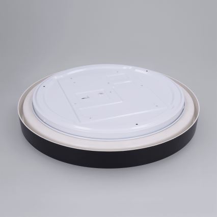 Brilagi - LED-dæmpbar loftlampe MATTEO LED/48W/230V 3000–6500K Ø 41 cm sort + fjernbetjening