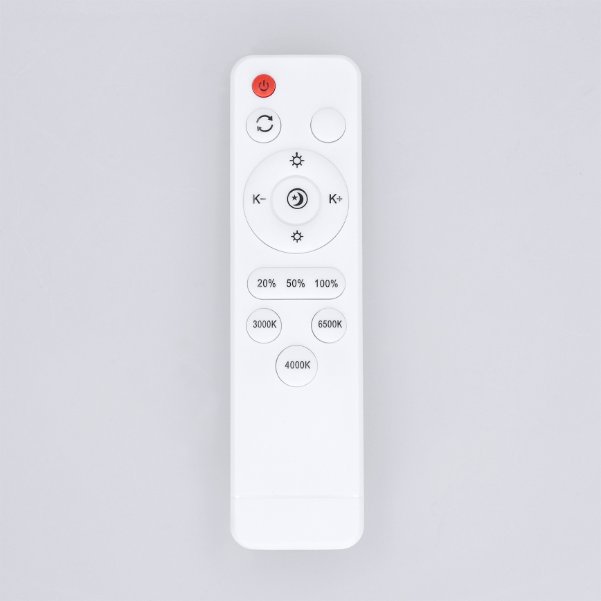 Brilagi - LED-dæmpbar loftlampe MATTEO LED/48W/230V 3000–6500K Ø 41 cm sort + fjernbetjening