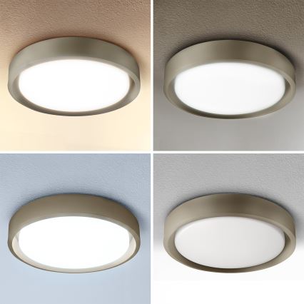 Brilagi - Dæmpbar LED-loftlampe MATTEO LED/48W/230V 3000-6500K Ø 41 cm taupe + fjernbetjening