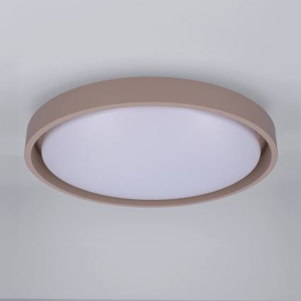 Brilagi - Dæmpbar LED-loftlampe MATTEO LED/48W/230V 3000-6500K Ø 41 cm taupe + fjernbetjening
