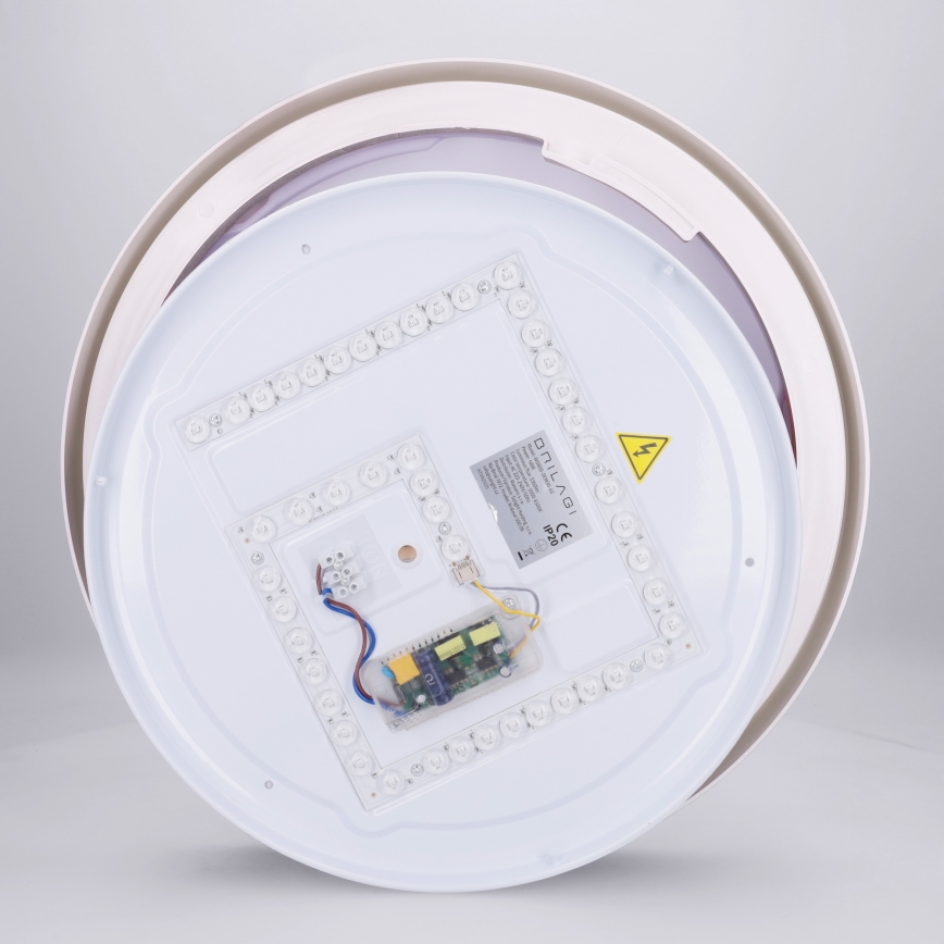 Brilagi - Dæmpbar LED-loftlampe MATTEO LED/48W/230V 3000-6500K Ø 41 cm taupe + fjernbetjening