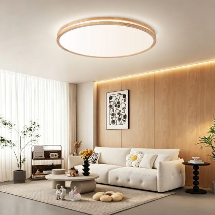 BRILAGI - Dæmpbar LED-loftlampe MOLINA LED/128W/230V 3000-6000K eg Ø 100 cm + fjernbetjening