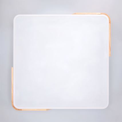Brilagi - LED-dæmpbar loftlampe PILANA LED/60W/230V 3000-6500K eg/hvid 56x56 cm + fjernbetjening