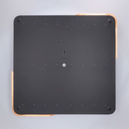 Brilagi - Dæmpbar LED-loftlampe PILANA LED/60W/230V 3000-6500K eg/sort 56x56 cm + fjernbetjening