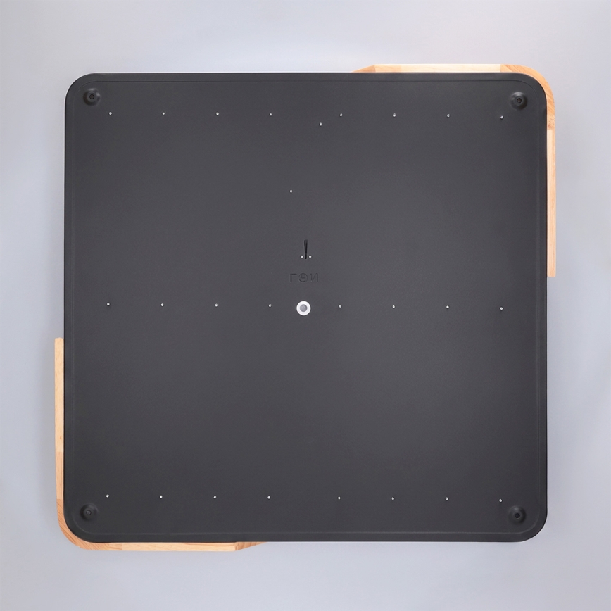 Brilagi - Dæmpbar LED-loftlampe PILANA LED/60W/230V 3000-6500K eg/sort 56x56 cm + fjernbetjening