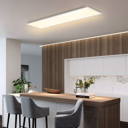 Brilagi - Dæmpbar LED-loftlampe SLIMFRAME LED/58W/230V 120x30 cm 3000-6000K hvid + fjernbetjening