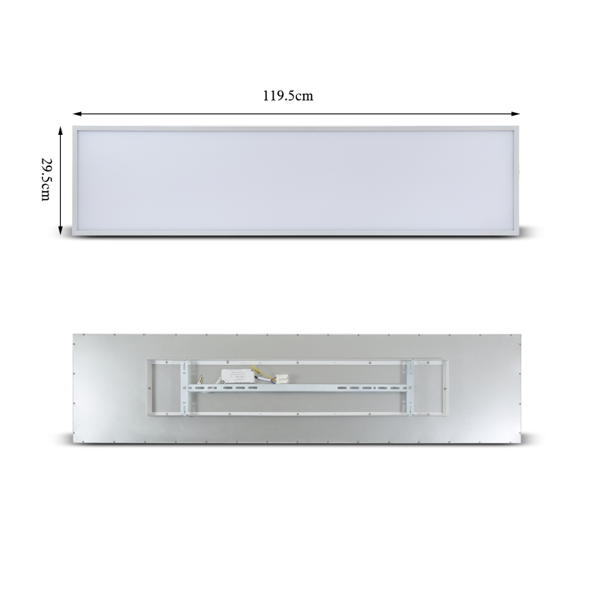 Brilagi - Dæmpbar LED-loftlampe SLIMFRAME LED/58W/230V 120x30 cm 3000-6000K hvid + fjernbetjening