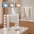 BRILAGI - Dæmpbart LED-makeup-spejl HOLLYWOOD LED/15W/230V CCT + 2x USB 60x50 cm hvid