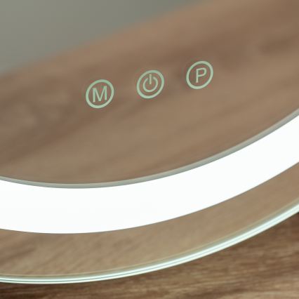 BRILAGI - LED-dæmpbart makeup-spejl CALIFORNIA LED/17W/230V 3000/4000/6500K Ø 42 cm hvid
