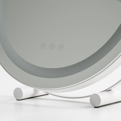 BRILAGI - LED-dæmpbart makeup-spejl CALIFORNIA LED/17W/230V 3000/4000/6500K Ø 42 cm hvid