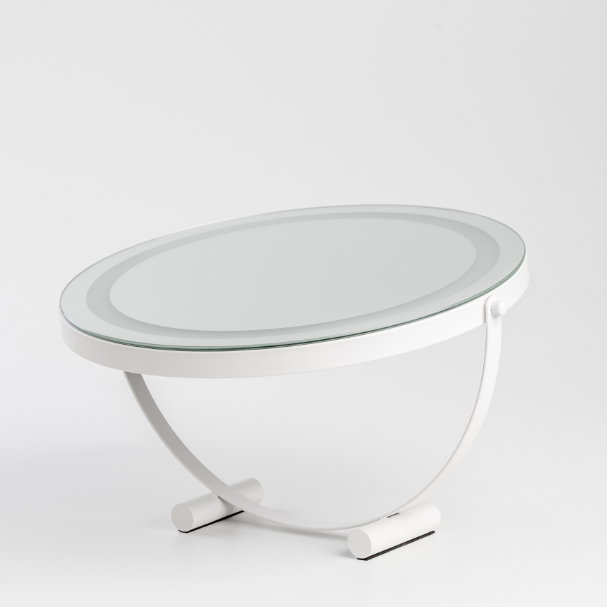 BRILAGI - LED-dæmpbart makeup-spejl CALIFORNIA LED/17W/230V 3000/4000/6500K Ø 42 cm hvid