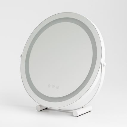 BRILAGI - LED-dæmpbart makeup-spejl CALIFORNIA LED/17W/230V 3000/4000/6500K Ø 42 cm hvid