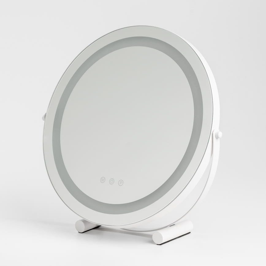 BRILAGI - LED-dæmpbart makeup-spejl CALIFORNIA LED/17W/230V 3000/4000/6500K Ø 42 cm hvid