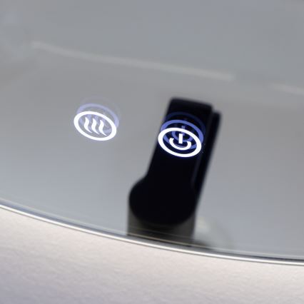 Brilagi - Opvarmet LED-badeværelsesspejl DEMI PRO LED/20W/230V Ø 60 cm IP44 CRI 90 dæmpbart + CCT