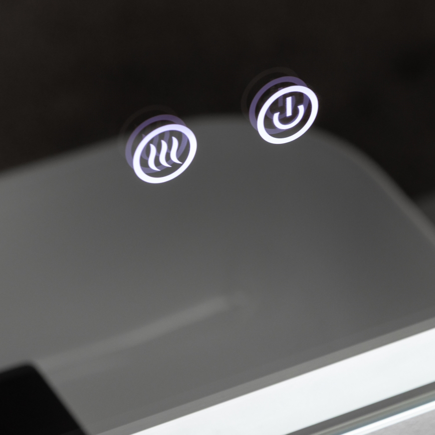 Brilagi - LED opvarmet badeværelsesspejl BELLA LED/16W/230V 60x60 cm IP44 CRI 90 dæmpbart + CCT