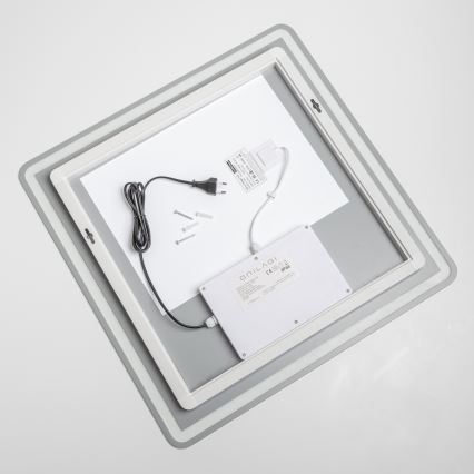 Brilagi - LED opvarmet badeværelsesspejl BELLA LED/16W/230V 60x60 cm IP44 CRI 90 dæmpbart + CCT